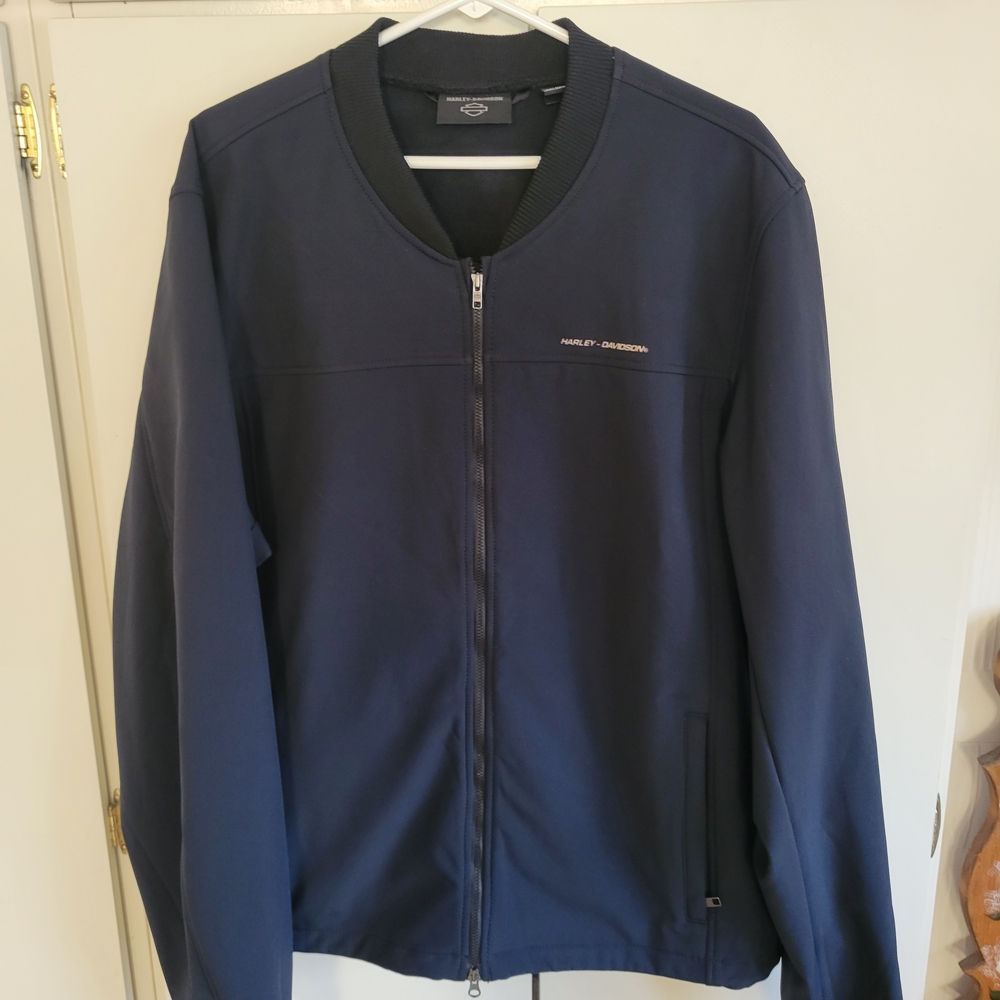 Harley-Davison Men's H-D Flex Layering System Mid Layer Navy Blue 2XL Jacket